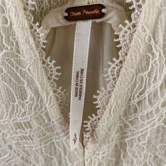 Free People Don't You Dare Lace Mini Dress - Picture 11 of 14